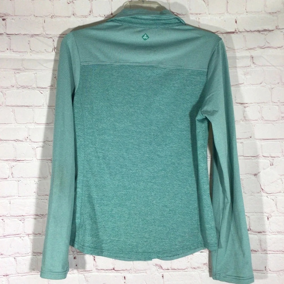 Prana Striped Long Sleeve Button Down Top - Size Small - Picture 2 of 5